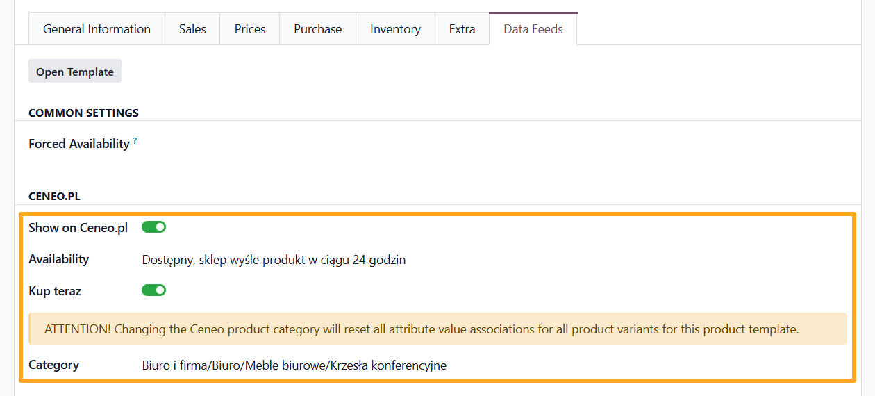 odoo product data feeds ceneo
